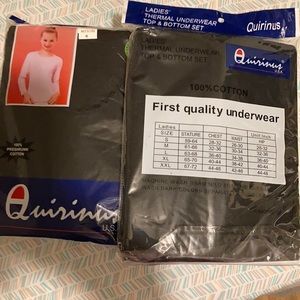Ladies Thermal Fleece Underwear Set